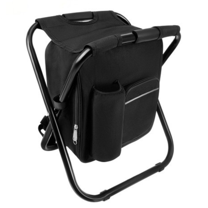 Scaun pescuit pliabil VarioShop® 3in1, cu rucsac si geanta termoizolanta, rezistenta 150 kg, pliabil, pentru camping, pescuit si drumetii, 36x29x41 cm [7]