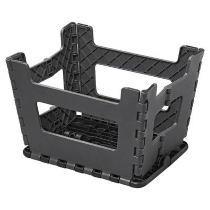 Scaun Pliabil VarioShop®, Tip Taburet cu maner, Pentru Aer Liber, Gradina, Bucatarie, Baie, Camping si Pescuit sau pentru Copii, Inaltime 22 cm, Gri [12]