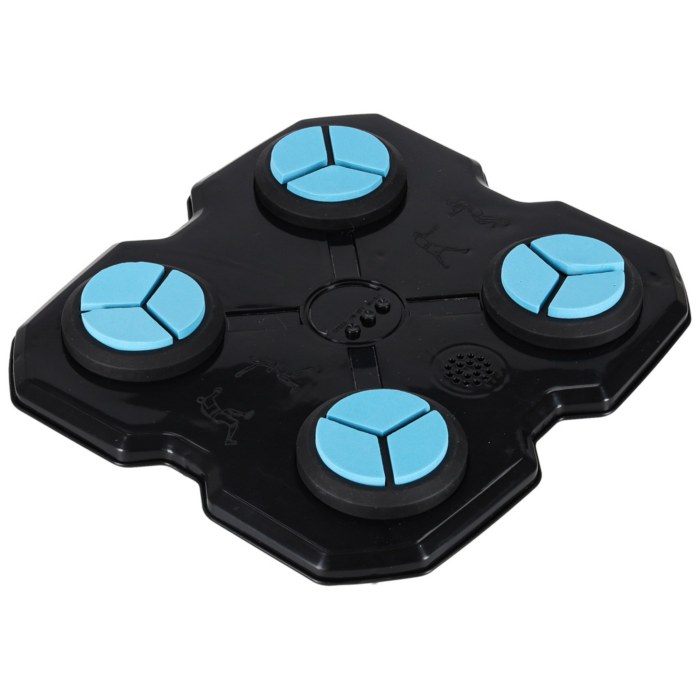 Scut de box interactiv VarioShop cu Bluetooth, LED, USB Type-C, 9 viteze, negru/albastru, 29.5x27.5x4.5cm [9]