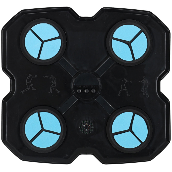 Scut de box interactiv VarioShop cu Bluetooth, LED, USB Type-C, 9 viteze, negru/albastru, 29.5x27.5x4.5cm [7]