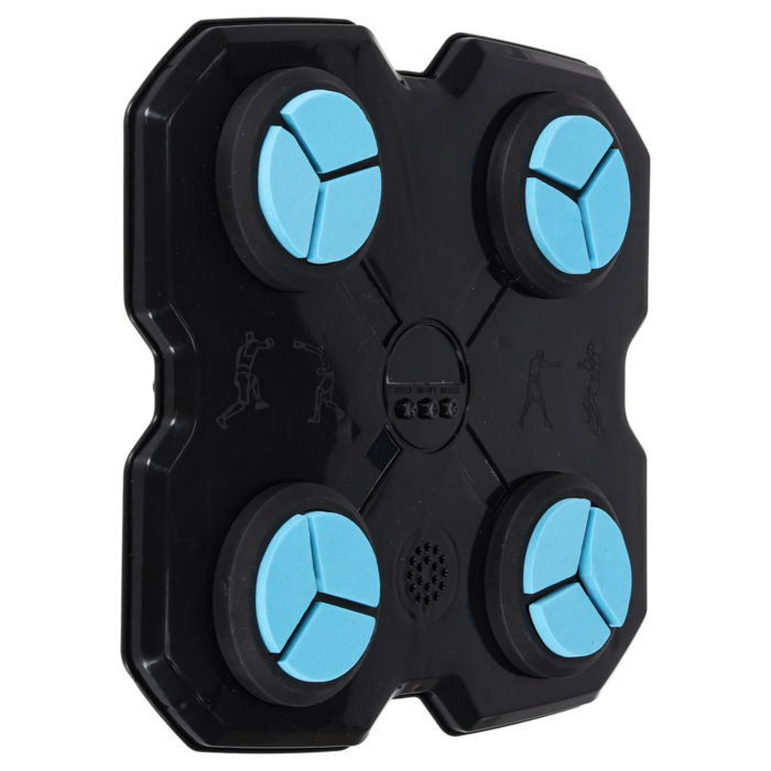 Scut de box interactiv VarioShop cu Bluetooth, LED, USB Type-C, 9 viteze, negru/albastru, 29.5x27.5x4.5cm [10]