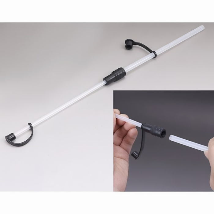 Seringa profesionala pentru aspirare ulei si fluide VarioShop®, capacitate 200 ml, cu furtunuri, dopuri si accesorii, ideala pentru ateliere auto, utilaje, gradinarit si intretinere echipamente [7]