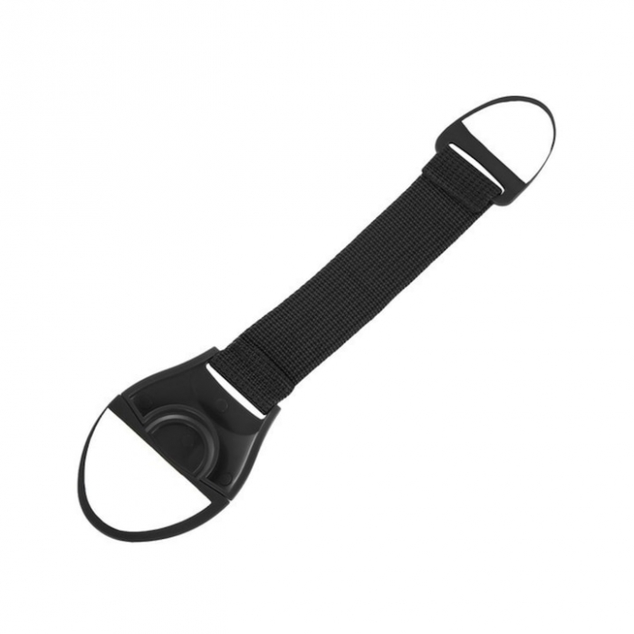 Set 10 bucati sigurante copii VarioShop®, flexibile, textile, protectie pentru blocare sertare, usa cuptor, dulap, ajustabile pe lungime, adeziv puternic, dimensiune 20 cm, Negru [10]