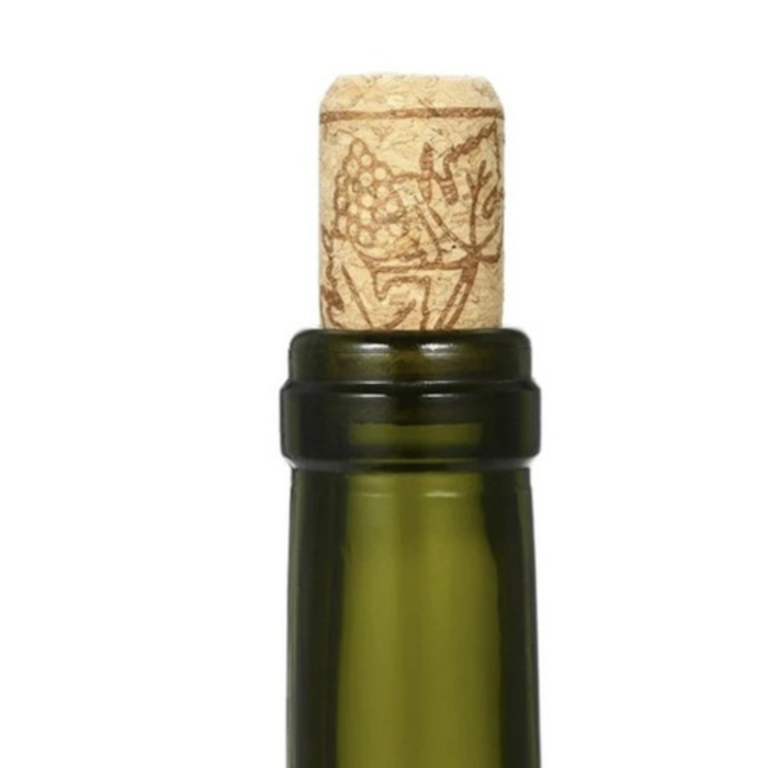 Set 100 dopuri de vin VarioShop®, pentru sigilarea sticlelor, din pluta naturala, forma cilindrica, 2,2 x 3,3 cm [13]