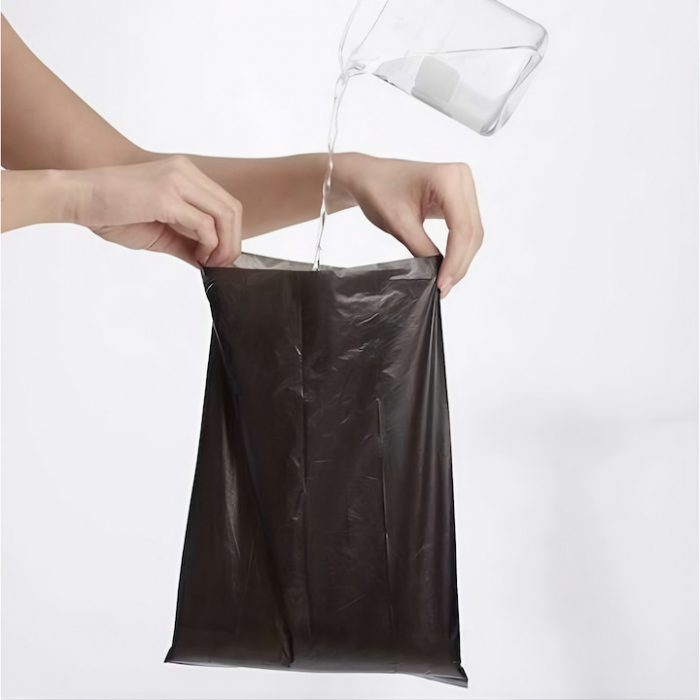 Set 1000 de pungi igienice VarioShop® pentru caini, pisici cu distributor in forma de os, 22 x 30 cm, negru [19]