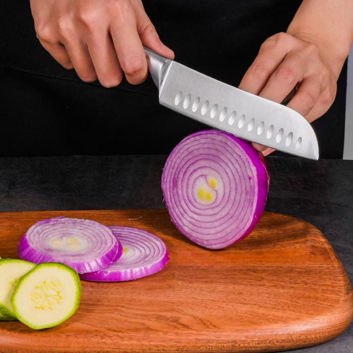 Set 16 cutite de bucatarie VarioShop®, bloc suport, otel inoxidabil, cutit de paine, cutite pentru carne si legume, foarfeca, ascutitor, maner ergonomic, rezistenta ridicata, argintiu [3]