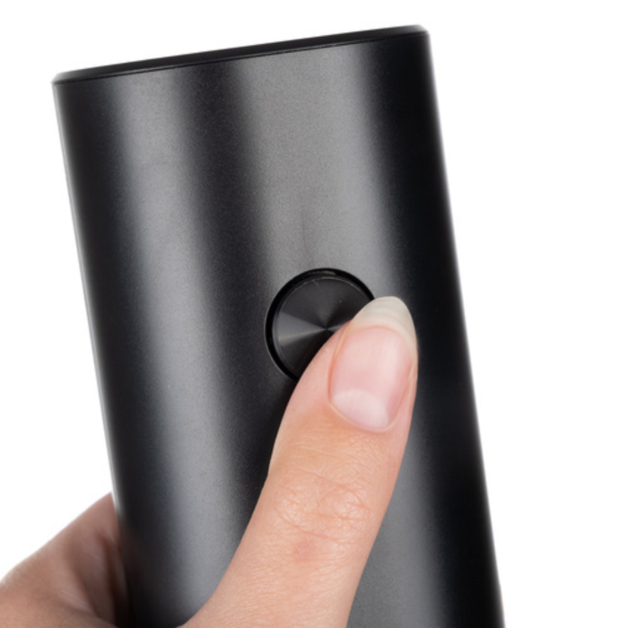 Set 2 rasnite electrice cu LED VarioShop®, mecanism ceramic durabil, capacitate 70 ml, reglare grosime macinare, functionare pe baterii, negru [9]