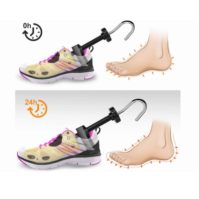 Set 2 Sanuri/Calapoade Reglabile VarioShop® - Marimea 35-42, Pentru Largit si Alungit Pantofi, Universal/Pentru Toate Tipurile de Pantofi si Incaltaminte, Unisex, Calitate Premium [4]