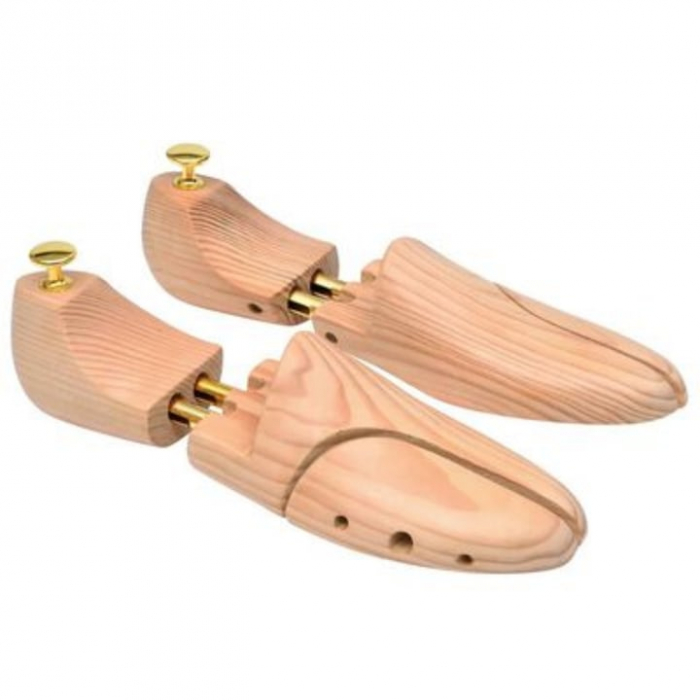 Set 2 Sanuri/Calapoade Reglabile VarioShop®, Marimea 39 - 40, Pentru Largit si Alungit Pantofi, Universal/Pentru Toate Tipurile de Pantofi si Incaltaminte, Unisex, Calitate Premium, Lemn de Pin [12]