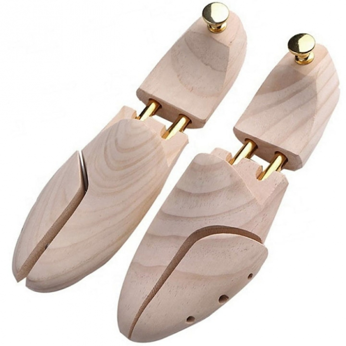 Set 2 Sanuri/Calapoade Reglabile VarioShop®, Marimea 39 - 40, Pentru Largit si Alungit Pantofi, Universal/Pentru Toate Tipurile de Pantofi si Incaltaminte, Unisex, Calitate Premium, Lemn de Pin [10]