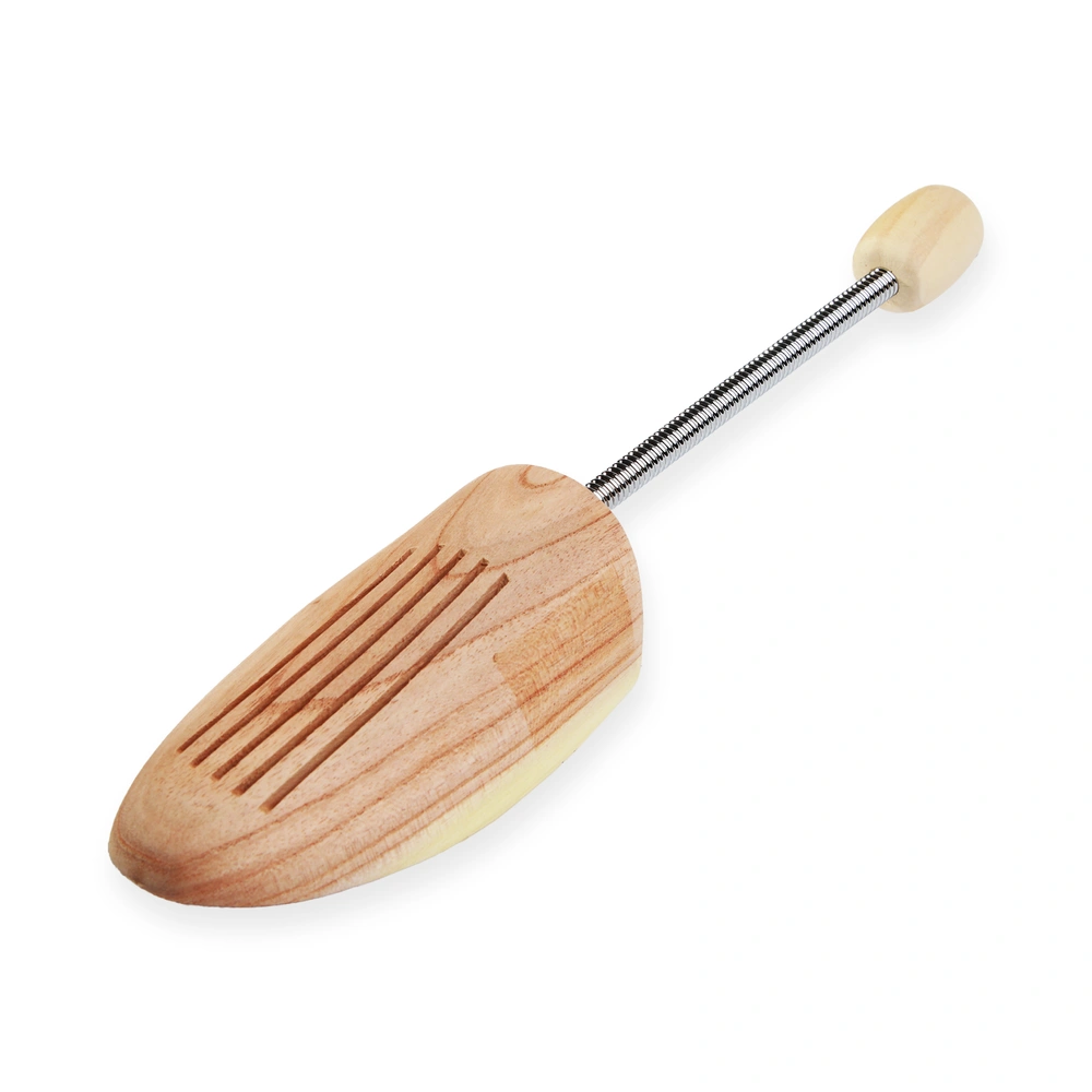 Set 2 sanuri pentru pantofi 39-41 VarioShop®, pentru pastrarea formei incaltamintei, constructie flexibila, parte frontala din lemn, crem [11]