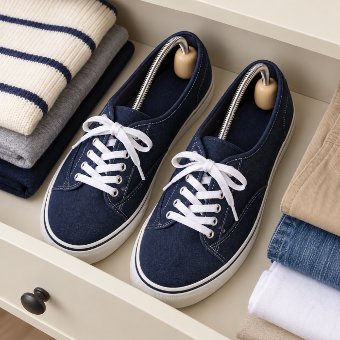 Set 2 sanuri pentru pantofi 39-41 VarioShop®, pentru pastrarea formei incaltamintei, constructie flexibila, parte frontala din lemn, crem [9]