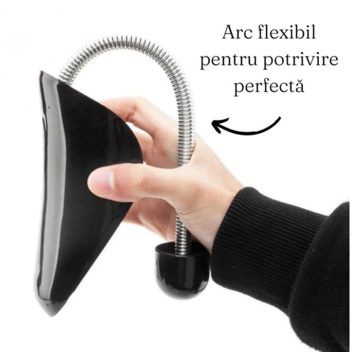 Set 2 Sanuri Reglabile Marime 37 - 42 VarioShop®, Arc Flexibil, Universal, Pentru Largit si Alungit Pantofi, Pentru Toate Tipurile de Pantofi si Incaltaminte, ABS / Otel, 26.5 X 7.5 cm, Negru [9]