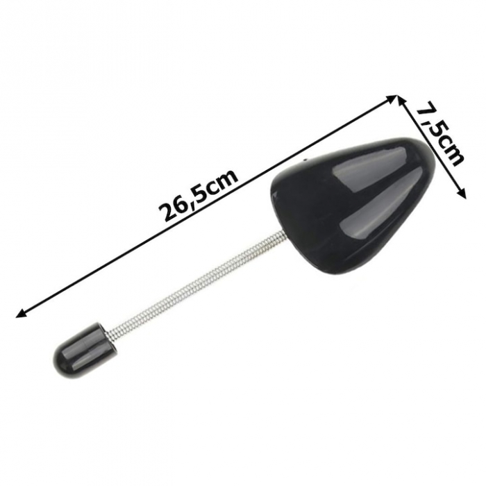 Set 2 Sanuri Reglabile Marime 37 - 42 VarioShop®, Arc Flexibil, Universal, Pentru Largit si Alungit Pantofi, Pentru Toate Tipurile de Pantofi si Incaltaminte, ABS / Otel, 26.5 X 7.5 cm, Negru [19]