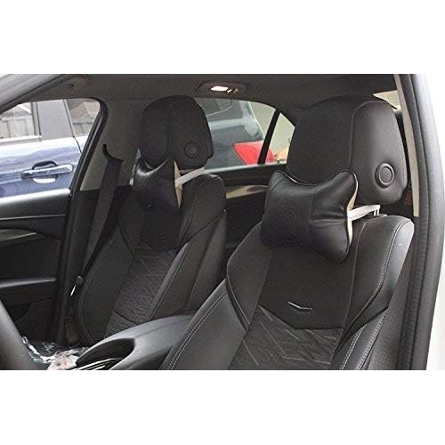 Set 2 tetiere auto VarioShop®, Protejeaza coloana cervicala, sunt Reglabile, Rezistente, Confortabile, Universale, Negru [51]