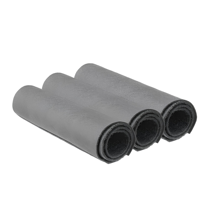 Set 3 lavete microfibra VarioShop®, pentru geamuri, oglinzi, sticla, lavabile, reutilizabile, 30x40 cm, gri [7]