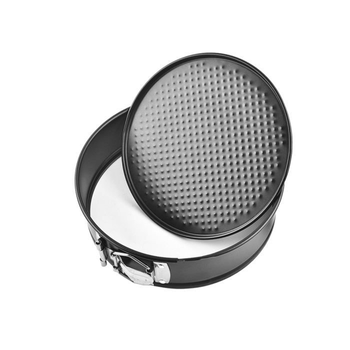 Set 3 tavi pentru copt VarioShop®, rotunde, antiaderente, margine detasabila cu incuietoare, 24/26/28 cm [12]