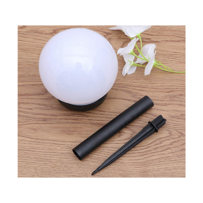 Set 4 lampi solare VarioShop®, de exterior, pentru gradina, tip glob, LED cu autonomie pana la 10 ore, impermeabilitate IP65, incarcare solara, rezistente la intemperii, Alb [19]