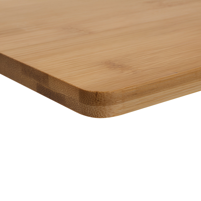Set 4 tocatoare VarioShop®, pentru taiere si servire alimente, din bambus, cu marcaje dedicate si suport metalic, 28 x 20 x 1,2 cm, natur [12]