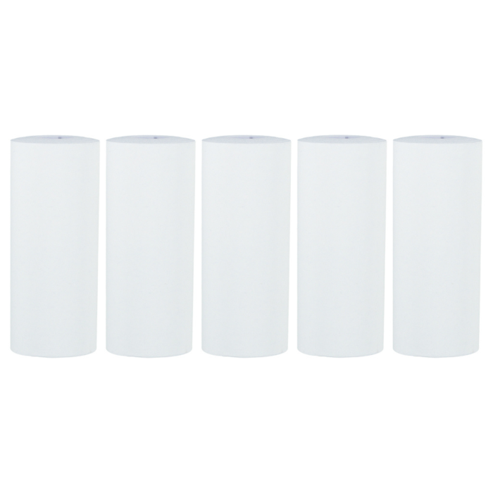 Set 5 role hartie termica alba VarioShop, 4.5m/rolă, 57mm [3]