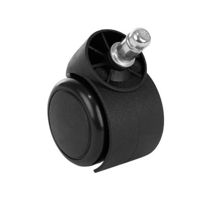 Set 5 roti scaun birou VarioShop®, pentru scaune gaming, pivotante si rotative, tija 11 mm, roti 5 cm, montaj rapid, silentioase [8]