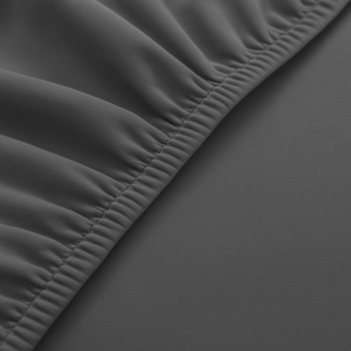 Set 6 huse universale pentru scaune VarioShop®, catifea elastica, confort, protectie si eleganta, gri inchis [12]