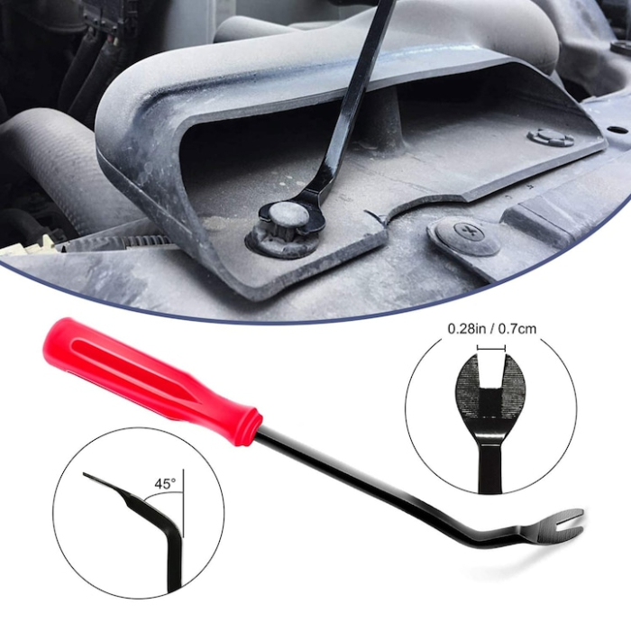 Set 663 cleme auto pentru tapiterie VarioShop®, 16 tipuri universale, compatibile cu majoritatea masinilor, ideal pentru bare, panouri, scaune si parbrize, Negru [5]