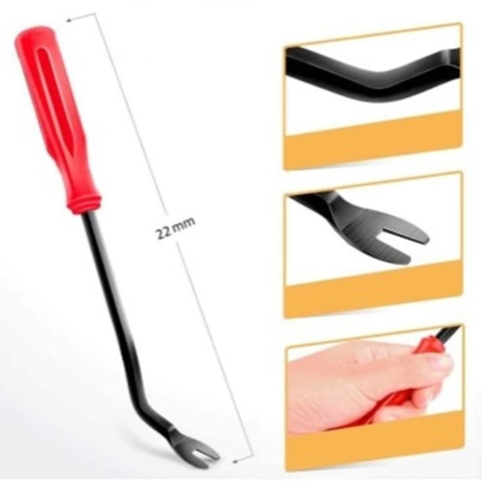 Set 663 cleme auto pentru tapiterie VarioShop®, 16 tipuri universale, compatibile cu majoritatea masinilor, ideal pentru bare, panouri, scaune si parbrize, Negru [7]