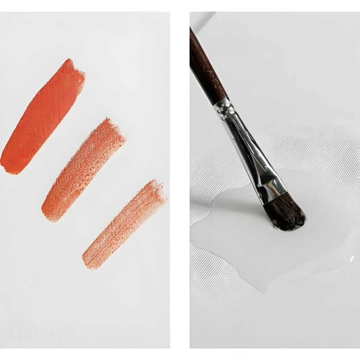 Set 8 panze pictura VarioShop® 30x40 cm, bumbac amorsat pe MDF, pentru acrilic, ulei si tehnici mixte, suport rigid alb [6]