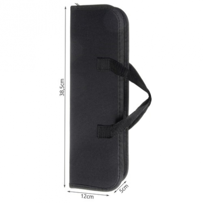 Set 9 Ustensile pentru Gratar VarioShop®, Otel Inoxidabil de Calitate Superioara, Geanta De Transport, Argintiu [10]