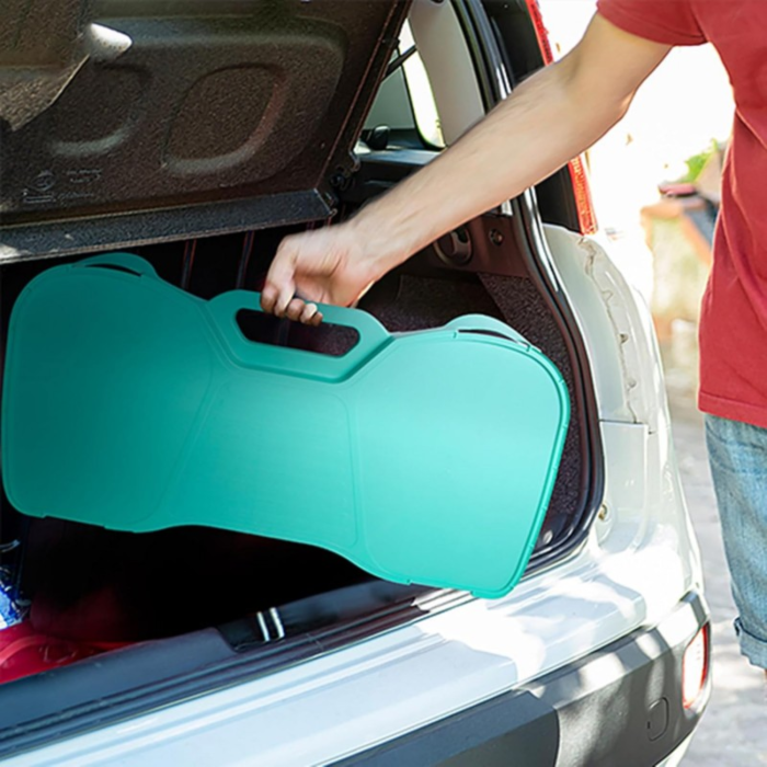 Set badminton portabil cu fileu, 2 rachete si 2 volane, stalpi telescopici si geanta de transport, montare rapida, 2.85 m [4]