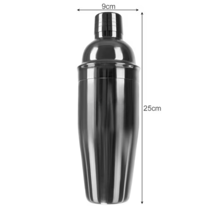 Set barman 6 piese VarioShop®, shaker cocktail inox 700 ml, accesorii preparare cocktailuri si bauturi, kit barman pentru acasa, bar si petreceri [4]