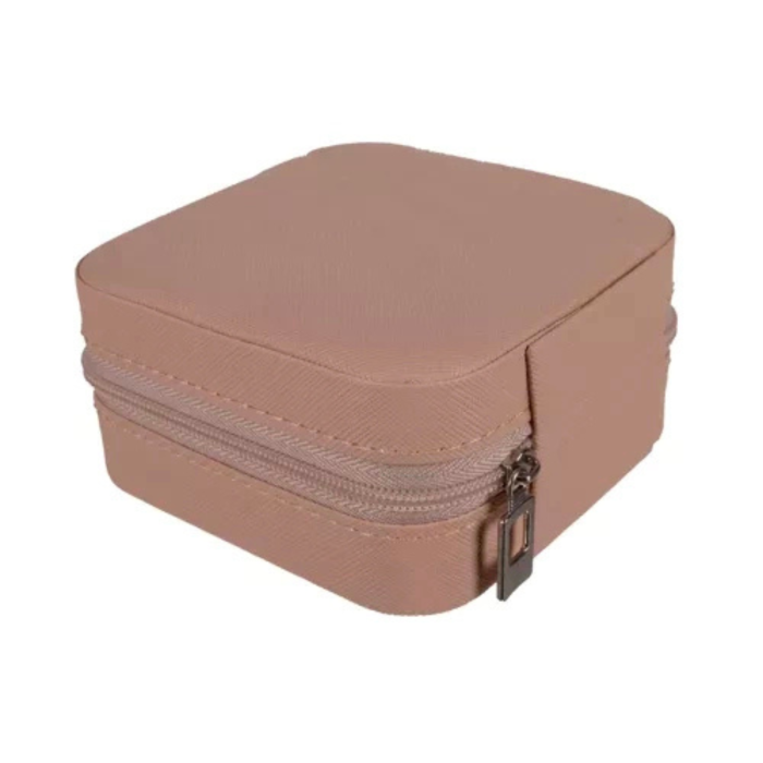 Set bijuterii handmade pentru copii VarioShop®, 69 de elemente, cutie cu fermoar pentru depozitare, creativitate si coordonare, 9.5 x 5 cm, Multicolor [5]