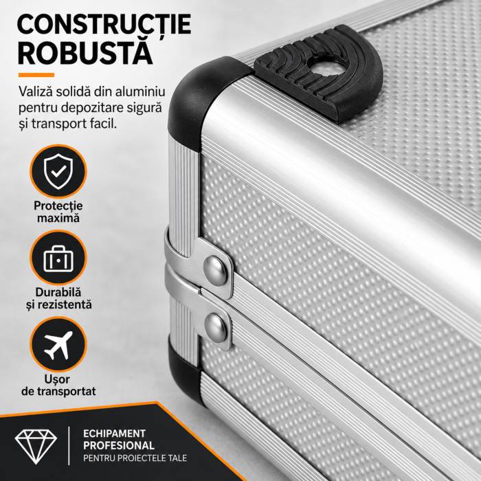 Set carote diamantate VarioShop®, 5 bucati, M14, diametre 6/8/10/35/68 mm, freza conica 2-50 mm, strat diamantat 15 mm, adaptor si valiza inclusa [5]