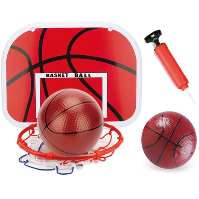 Set cos de baschet VarioShop®, reglabil 90–150 cm, cu minge si pompa, interior si exterior [12]