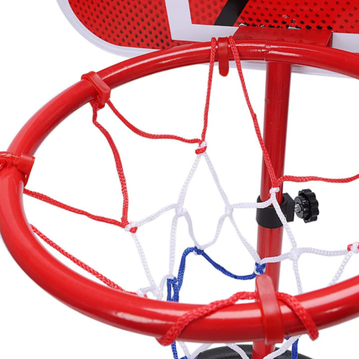 Set cos de baschet VarioShop®, reglabil 90–150 cm, cu minge si pompa, interior si exterior [10]