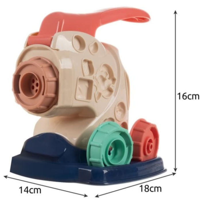 Set Creativ VarioShop®, Masina de Facut Paste, Instrumente de Modelare Multiple, 10 Culori Diferite de Pasta Modelatoare, Jucarie Educativa, Interactiva, pentru Copii, 3 ani+, Multicolor [5]