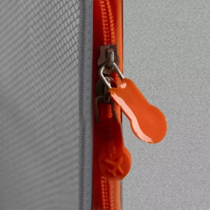 Set de 7 organizatoare de calatorie VarioShop, pentru produse cosmetice, imbracaminte, incaltaminte, accesorii electronice, material impermeabil, economisire spatiu, Gri [9]