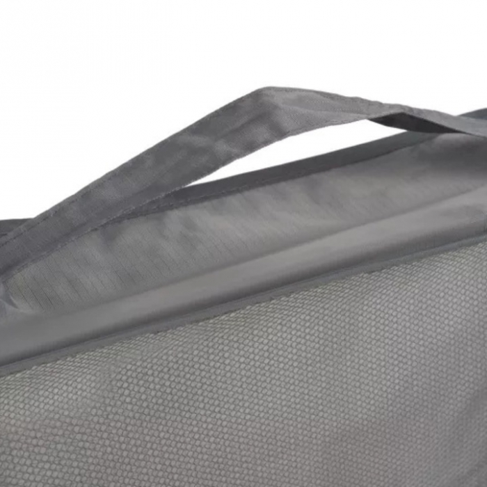Set de 7 organizatoare de calatorie VarioShop, pentru produse cosmetice, imbracaminte, incaltaminte, accesorii electronice, material impermeabil, economisire spatiu, Gri [7]