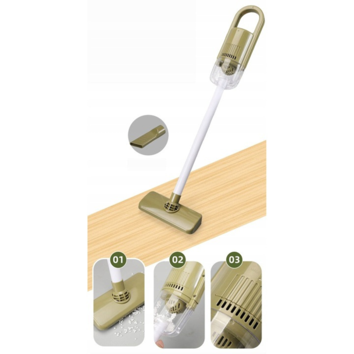 Set de curatenie 18 in 1 pentru copii VarioShop®, cu aspirator, mop, galeata si carucior, jucarie educativa interactiva [5]