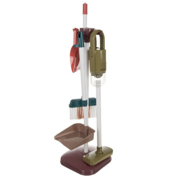 Set de curatenie 18 in 1 pentru copii VarioShop®, cu aspirator, mop, galeata si carucior, jucarie educativa interactiva [2]