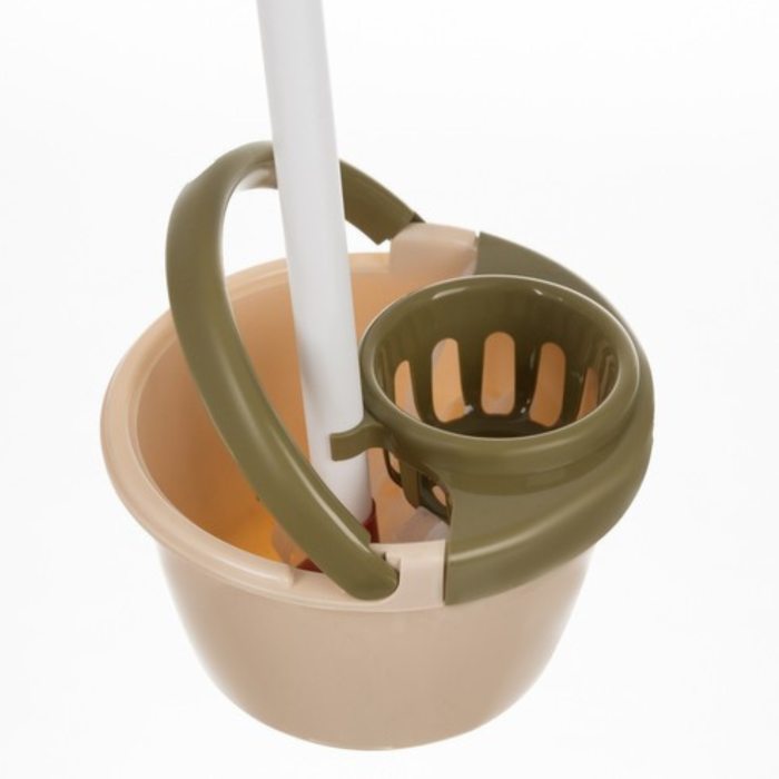 Set de curatenie 18 in 1 pentru copii VarioShop®, cu aspirator, mop, galeata si carucior, jucarie educativa interactiva [10]