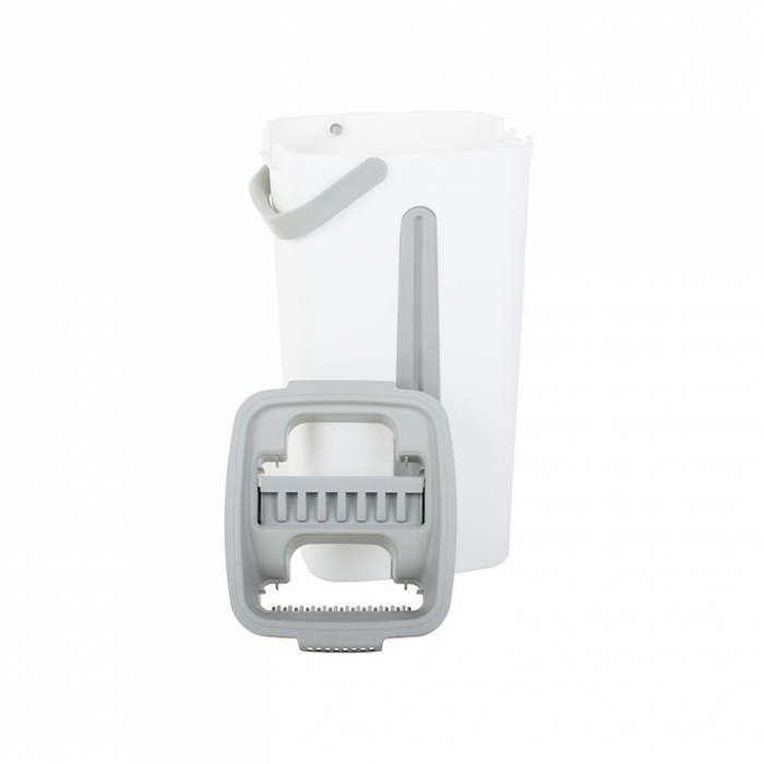 Set de curatenie cu mop si galeata VarioShop®, capacitate 5.7 litri, include 2 rezerve din microfibra,, ideal pentru utilizare in interior, realizat din plastic rezistent, cu perii sintetici, mop plat [5]