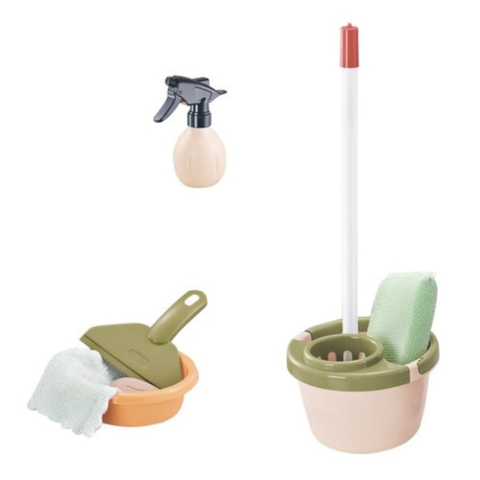 Set de curatenie interactiv pentru copii 15 in 1 VarioShop®, cu aspirator functional, mop, galeata si accesorii, jucarie educativa sigura 3–10 ani [8]