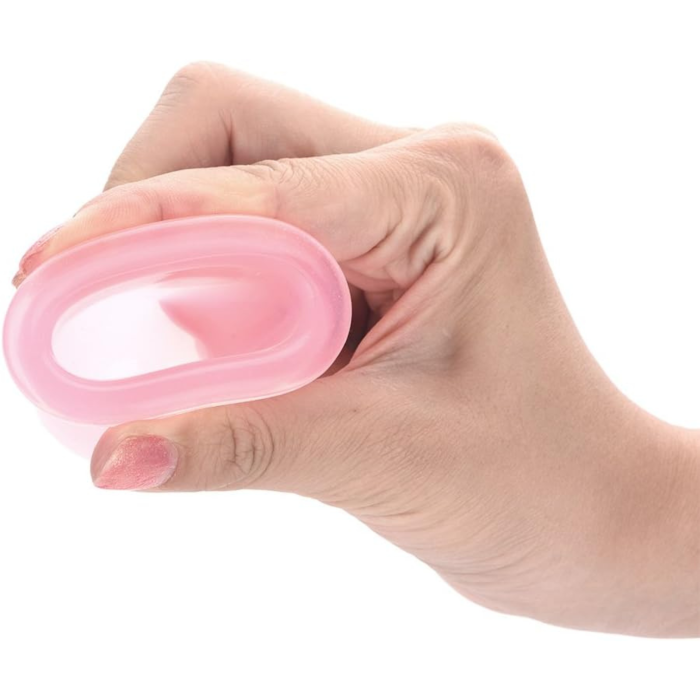 Set de masaj cu rola si ventuze VarioShop®, pentru masaj vacuum, 4 cupe, tonifiere, fermitate, detoxifiere, imbunatatirea circulatiei, din cauciuc si saculet de depozitare, silicon, Roz [5]