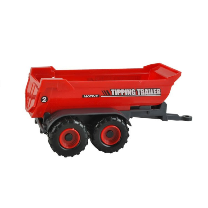 Set de masini agricole pentru copii VarioShop®, 6 vehicule realiste cu piese mobile, tractoare, remorci, masini de lucru agricole, 3+ ani, Multicolor [5]