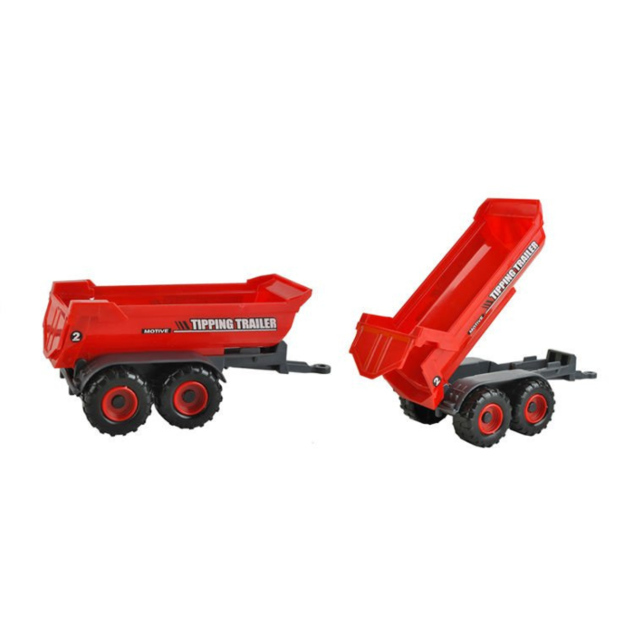 Set de masini agricole pentru copii VarioShop®, 6 vehicule realiste cu piese mobile, tractoare, remorci, masini de lucru agricole, 3+ ani, Multicolor [7]