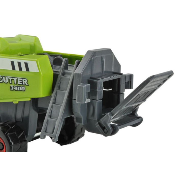 Set de masini agricole pentru copii VarioShop®, 6 vehicule realiste cu piese mobile, tractoare, remorci, masini de lucru agricole, 3+ ani, Multicolor [10]