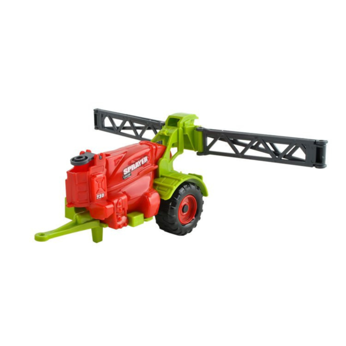 Set de masini agricole pentru copii VarioShop®, 6 vehicule realiste cu piese mobile, tractoare, remorci, masini de lucru agricole, 3+ ani, Multicolor [8]