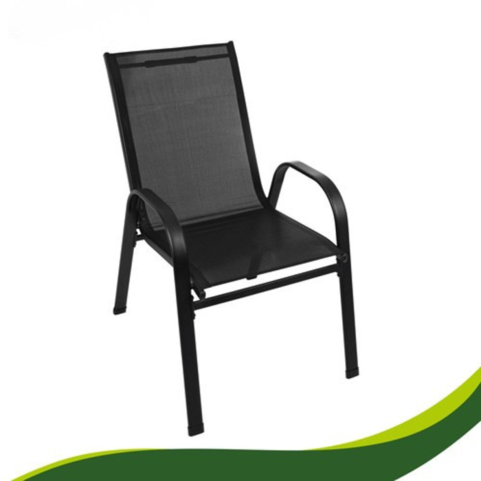 Set mobilier balcon VarioShop®, masa si 2 scaune, culoare negru, ideal pentru terasa, gradina si exterior [11]